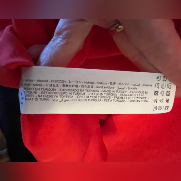 Zara Boho blouse Sz Med - Picture 7 of 8